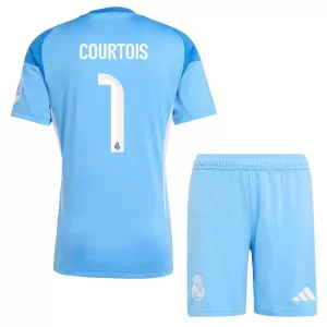 Kit De Football Gardien Real Madrid Thibaut Courtois 1 Enfant 25/26 Kit De Football Gardien Real Madrid Thibaut Courtois 1 Enfant 25/26