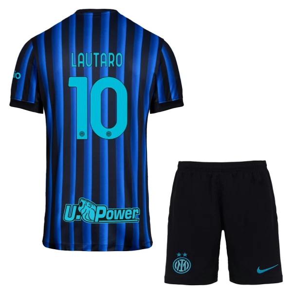 Kit De Football Inter Milan Lautaro Martínez 10 Enfant Domicile 25/26 Kit De Football Inter Milan Lautaro Martínez 10 Enfant Domicile 25/26