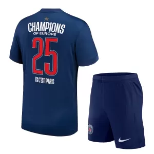 Kit De Football Paris Saint-Germain 1 Star Champions of Europe Enfant Domicile 24/25