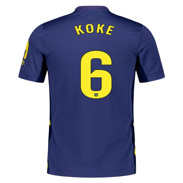 Maillot De Foot Atlético Madrid Koke 6 Extérieur 25/26 Maillot De Foot Atlético Madrid Koke 6 Extérieur 25/26