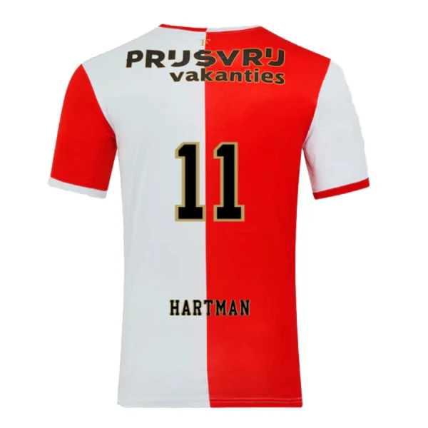 Maillot De Foot Feyenoord Rotterdam Hartman 11 Domicile 25/26 Maillot De Foot Feyenoord Rotterdam Hartman 11 Domicile 25/26