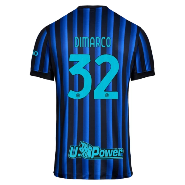Maillot De Foot Inter Milan Dimarco 32 Domicile 25/26 Maillot De Foot Inter Milan Dimarco 32 Domicile 25/26