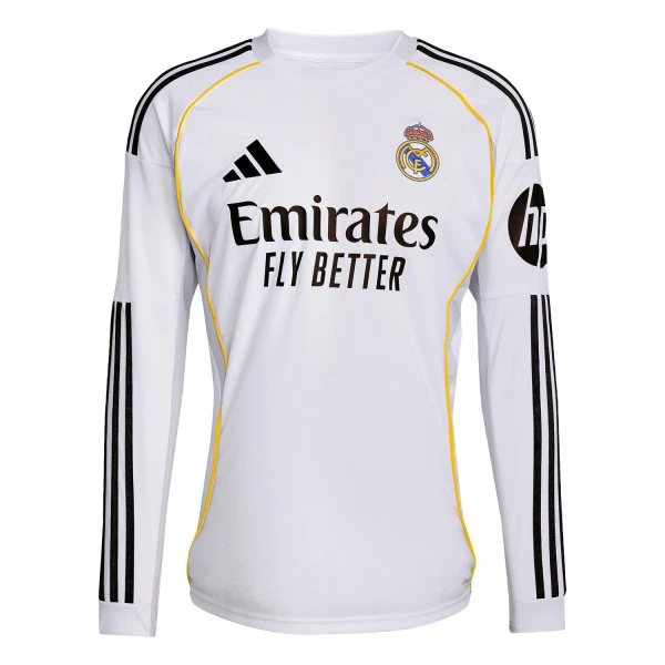 Maillot De Foot Real Madrid Domicile 25/26 Manches Longues Maillot De Foot Real Madrid Domicile 25/26 Manches Longues