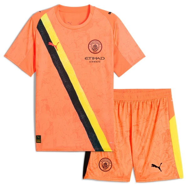 Kit De Football Gardien Manchester City KidSuper Enfant 25/26 Kit De Football Gardien Manchester City KidSuper Enfant 25/26