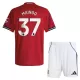 Kit De Football Manchester United Mainoo 37 Enfant Domicile 25/26 Kit De Football Manchester United Mainoo 37 Enfant Domicile 25/26