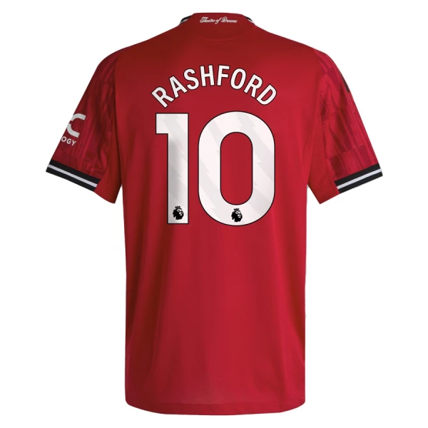 Kit De Football Manchester United Marcus Rashford 10 Enfant Domicile 25/26