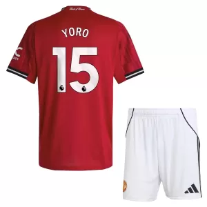 Kit De Football Manchester United Yoro 15 Enfant Domicile 25/26