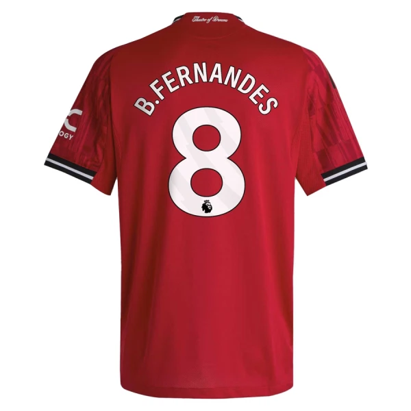 Maillot De Foot Manchester United Bruno Fernandes 8 Domicile 25/26 Maillot De Foot Manchester United Bruno Fernandes 8 Domicile 25/26