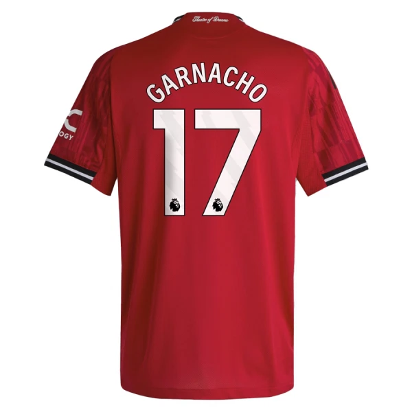 Maillot De Foot Manchester United Garnacho 17 Domicile 25/26 Maillot De Foot Manchester United Garnacho 17 Domicile 25/26