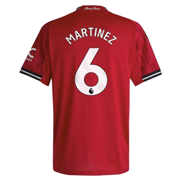 Maillot De Foot Manchester United Martinez 6 Domicile 25/26 Maillot De Foot Manchester United Martinez 6 Domicile 25/26