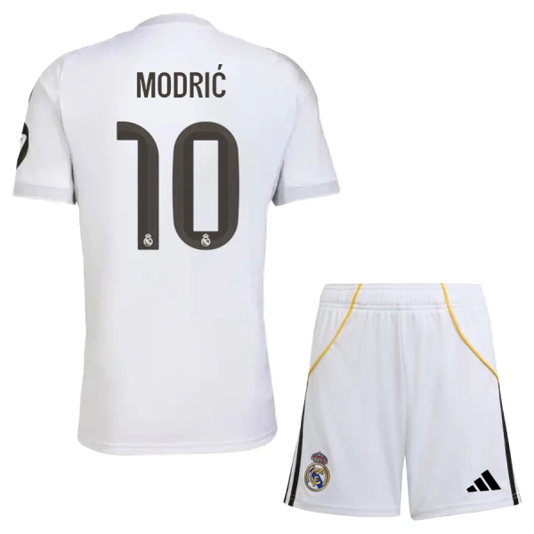Kit De Football Real Madrid Luka Modric 10 Enfant Domicile 25/26 Kit De Football Real Madrid Luka Modric 10 Enfant Domicile 25/26