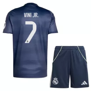 Kit De Football Real Madrid Vinicius Junior 7 Enfant Extérieur 25/26 Kit De Football Real Madrid Vinicius Junior 7 Enfant Extérieur 25/26