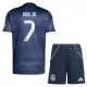 Kit De Football Real Madrid Vinicius Junior 7 Enfant Extérieur 25/26 Kit De Football Real Madrid Vinicius Junior 7 Enfant Extérieur 25/26