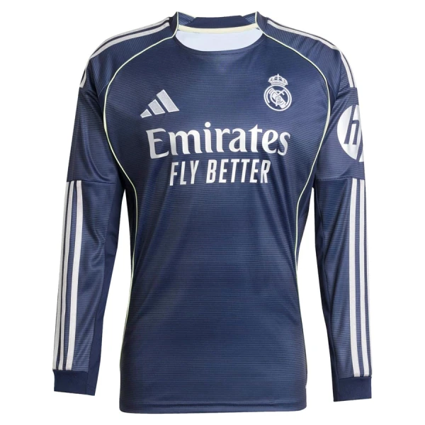 Maillot De Foot Real Madrid Extérieur 25/26 Manches Longues Maillot De Foot Real Madrid Extérieur 25/26 Manches Longues