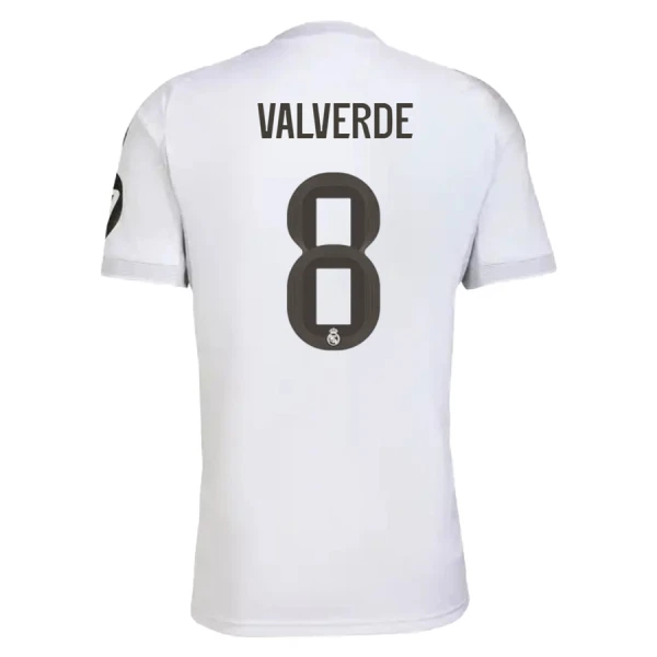 Maillot De Foot Real Madrid Federico Valverde 8 Domicile 25/26 Maillot De Foot Real Madrid Federico Valverde 8 Domicile 25/26