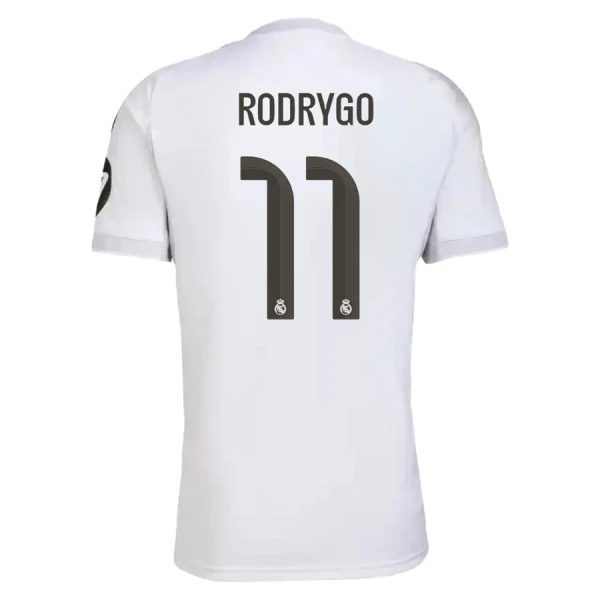 Maillot De Foot Real Madrid Rodrygo Goes 11 Domicile 25/26 Maillot De Foot Real Madrid Rodrygo Goes 11 Domicile 25/26