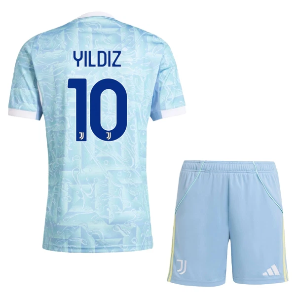 Kit De Football Juventus Yildiz 10 Enfant Extérieur 25/26 Kit De Football Juventus Yildiz 10 Enfant Extérieur 25/26