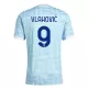 Maillot De Foot Juventus Dušan Vlahovic 9 Extérieur 25/26 Maillot De Foot Juventus Dušan Vlahovic 9 Extérieur 25/26