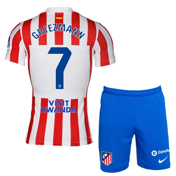 Kit De Football Atlético Madrid Antoine Griezmann 7 Enfant Domicile 25/26 Kit De Football Atlético Madrid Antoine Griezmann 7 Enfant Domicile 25/26