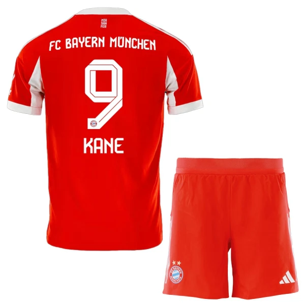 Kit De Football FC Bayern Munich Harry Kane 9 Enfant Domicile 25/26 Kit De Football FC Bayern Munich Harry Kane 9 Enfant Domicile 25/26