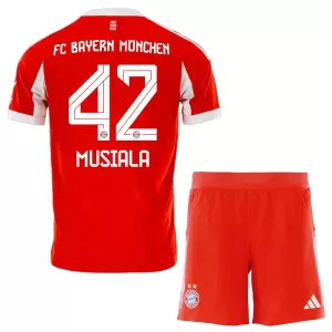 Kit De Football FC Bayern Munich Jamal Musiala 42 Enfant Domicile 25/26