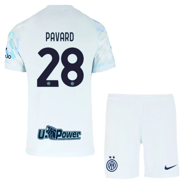 Kit De Football Inter Milan Benjamin Pavard 28 Enfant Extérieur 25/26 Kit De Football Inter Milan Benjamin Pavard 28 Enfant Extérieur 25/26
