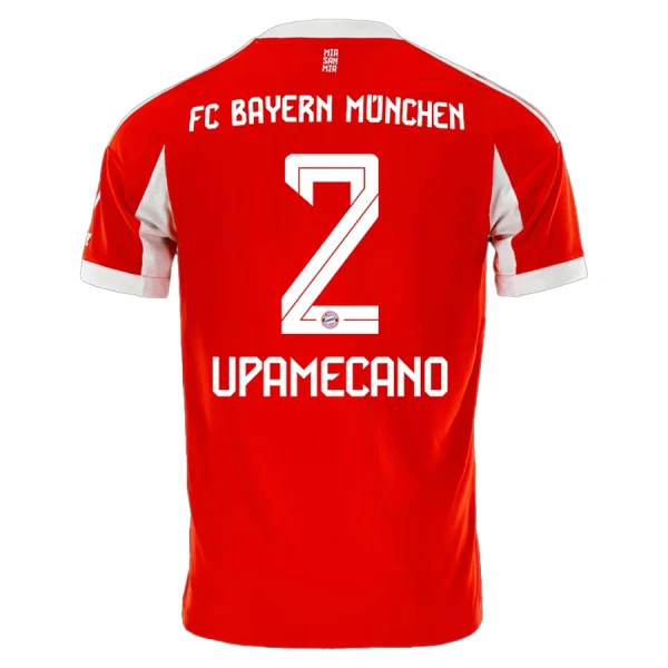 Maillot De Foot FC Bayern Munich Dayot Upamecano 2 Domicile 25/26 Maillot De Foot FC Bayern Munich Dayot Upamecano 2 Domicile 25/26