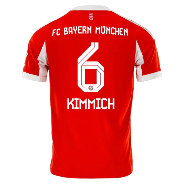 Maillot De Foot FC Bayern Munich Joshua Kimmich 6 Domicile 25/26 Maillot De Foot FC Bayern Munich Joshua Kimmich 6 Domicile 25/26