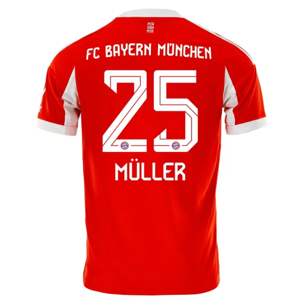 Maillot De Foot FC Bayern Munich Thomas Müller 25 Domicile 25/26 Maillot De Foot FC Bayern Munich Thomas Müller 25 Domicile 25/26