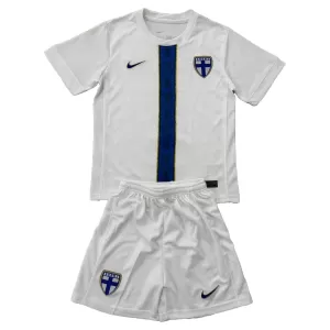 Kit De Football Finlande Enfant Extérieur 2025 Kit De Football Finlande Enfant Extérieur 2025