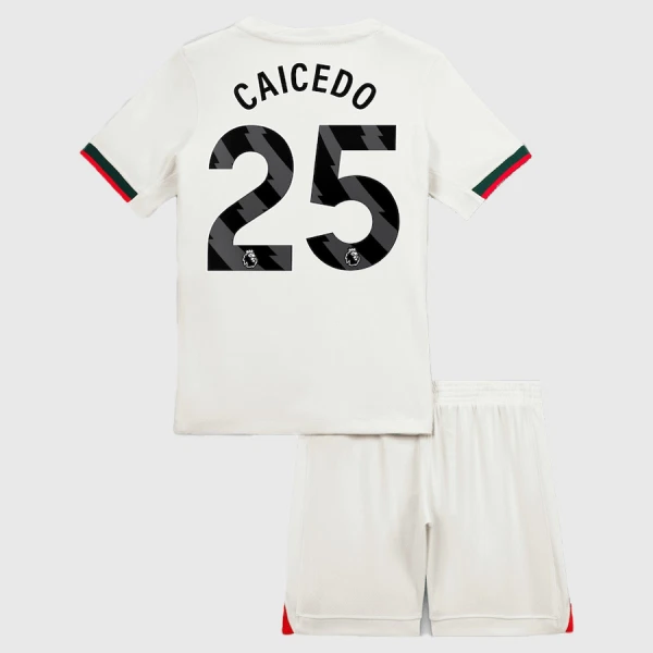 Kit De Football Chelsea Moisés Caicedo 25 Enfant Extérieur 25/26