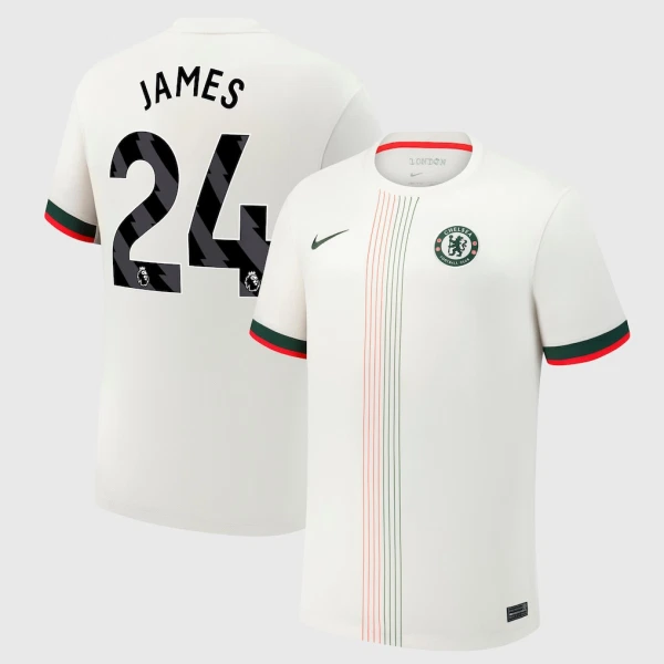 Maillot De Foot Chelsea James 24 Extérieur 25/26
