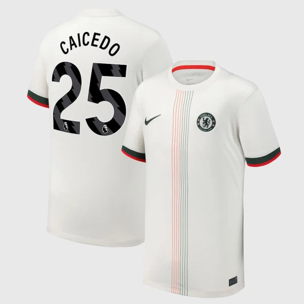 Maillot De Foot Chelsea Moisés Caicedo 25 Extérieur 25/26