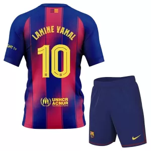 Kit De Football FC Barcelone Lamine Yamal 10 Enfant Domicile 25/26