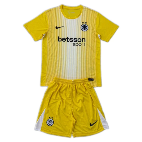 Kit De Football Gardien Inter Milan Enfant 25/26 Jaune