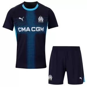 Kit De Football Olympique de Marseille Enfant Extérieur 25/26 Kit De Football Olympique de Marseille Enfant Extérieur 25/26