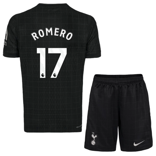 Kit De Football Tottenham Hotspur Cristian Romero 17 Enfant Extérieur 25/26
