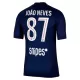 Maillot De Foot Paris Saint-Germain Joao Neves 87 Domicile 25/26