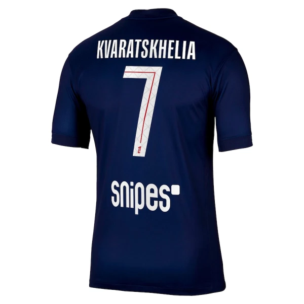 Maillot De Foot Paris Saint-Germain Kvaratskhelia 7 Domicile 25/26