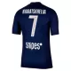Maillot De Foot Paris Saint-Germain Kvaratskhelia 7 Domicile 25/26