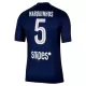 Maillot De Foot Paris Saint-Germain Marquinhos 5 Domicile 25/26