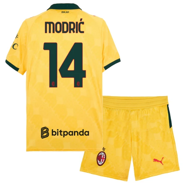 Kit De Football Milan AC Luka Modric 14 Enfant Third 25/26 Kit De Football Milan AC Luka Modric 14 Enfant Third 25/26