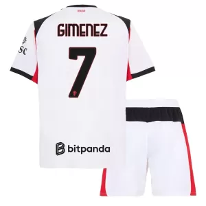 Kit De Football Milan AC Santiago Gimenez 7 Enfant Extérieur 25/26 Kit De Football Milan AC Santiago Gimenez 7 Enfant Extérieur 25/26