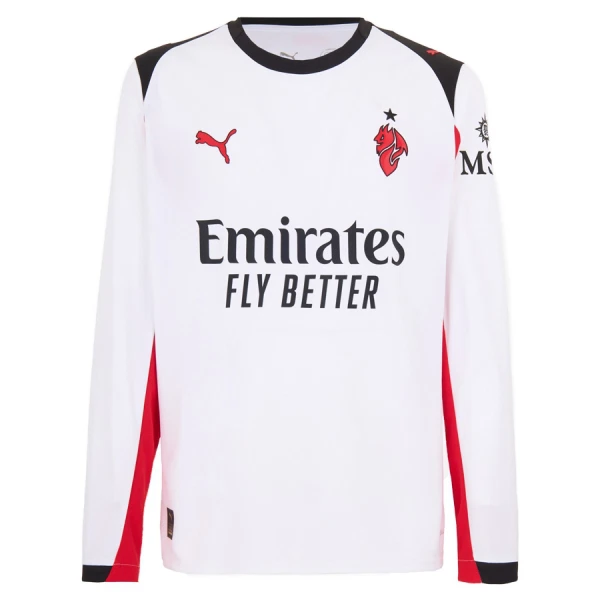 Maillot De Foot Milan AC Extérieur 25/26 Manches Longues Maillot De Foot Milan AC Extérieur 25/26 Manches Longues