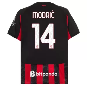 Maillot De Foot Milan AC Luka Modric 14 Domicile 25/26 Maillot De Foot Milan AC Luka Modric 14 Domicile 25/26