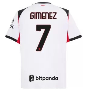 Maillot De Foot Milan AC Santiago Gimenez 7 Extérieur 25/26 Maillot De Foot Milan AC Santiago Gimenez 7 Extérieur 25/26