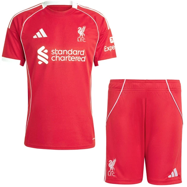 Kit De Football Liverpool Enfant Domicile 25/26 Kit De Football Liverpool Enfant Domicile 25/26
