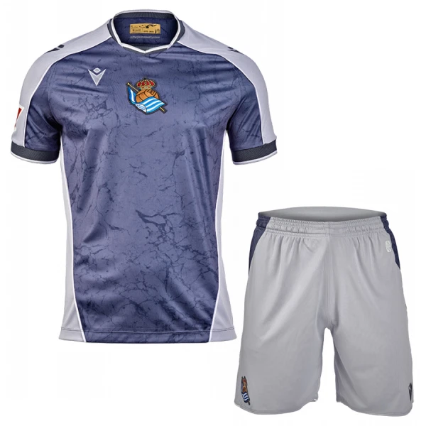 Kit De Football Real Sociedad Enfant Extérieur 25/26 Kit De Football Real Sociedad Enfant Extérieur 25/26
