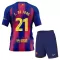 Kit De Football FC Barcelone Frenkie de Jong 21 Enfant Domicile 25/26