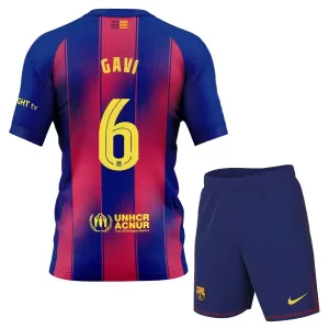 Kit De Football FC Barcelone Gavi 6 Enfant Domicile 25/26